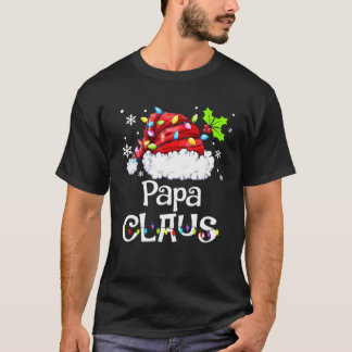 Papa Claus Kerstmis Pajama familie komt overeen me T-shirt