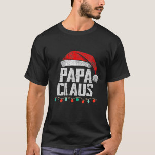 Papa Claus Kerstmis Pajama familie komt overeen me T-shirt