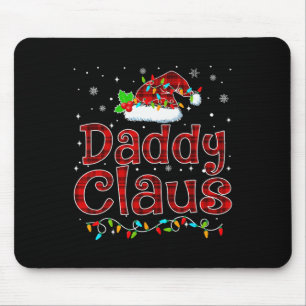 Papa Claus Kerstmis Pajama komt overeen met famili Muismat