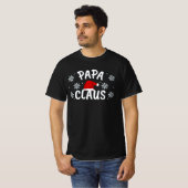 Papa Claus Kerstmis T-Shirt (Voorkant volledig)