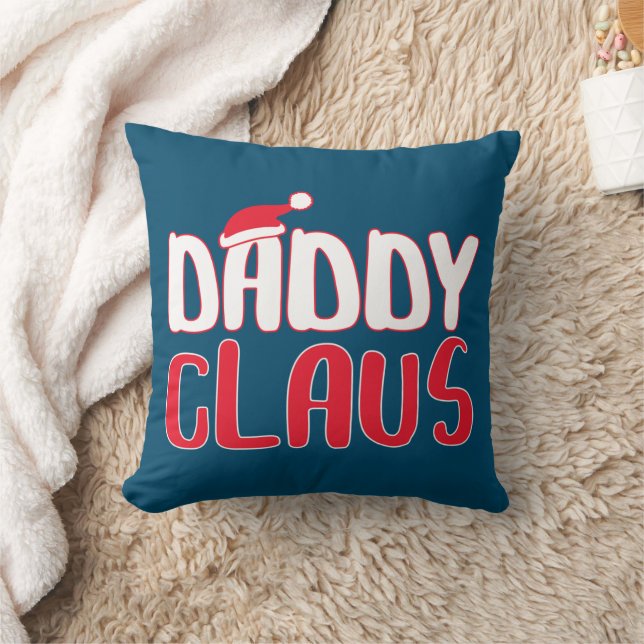Papa Claus Matching Santa kerstkostuum Kussen (Deken)