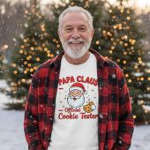 Papa Claus – Official Cookie Tester | Funny Christ T-shirt