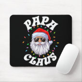Papa Claus Santa Christmas Dad Family Matching Paj Muismat (Met muis)