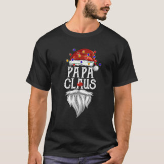 Papa Claus Santa Hat kerstlama Beste Papa evv T-shirt