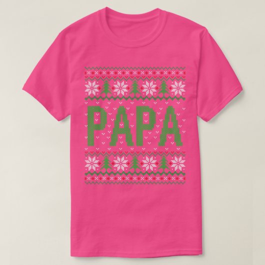 Papa claus t-shirt (Design voorkant)