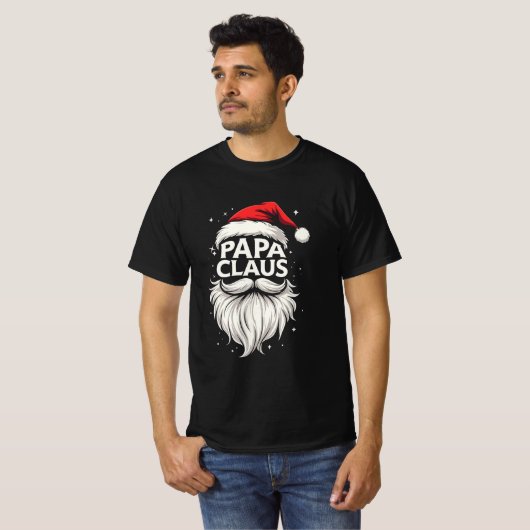 Papa Claus T-shirt (Voorkant volledig)