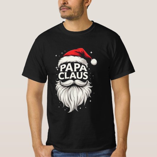 Papa Claus T-shirt (Voorkant)