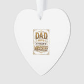 Papa Co-manager van kattenkwaad Grappige vader ont Ornament (voorkant)