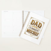Papa Co-manager van kattenkwaad Grappige vader ont Planner (Display)