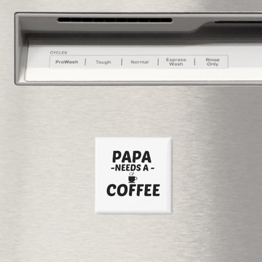 PAPA COFFEE MAGNEET (Insitu (Vaatwasser))