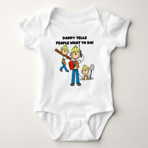 Papa Construction Foreman Romper