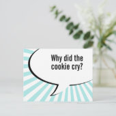 papa cookie joke briefkaart (Staand voorkant)