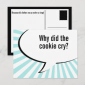 papa cookie joke briefkaart (Voorkant / Achterkant)
