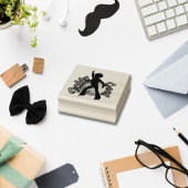 Papa Cool Disco Dance Father Day Rubberstempel