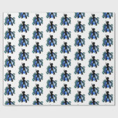 Papa Cool Disco Dance Father Day Wrapping Paper Cadeaupapier (Vlak)