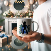 Papa Cool Disco Dance Vaderdag Coffee Mok