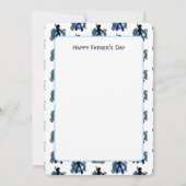 Papa Cool Disco Dans Vaderdag KAART (Achterkant)