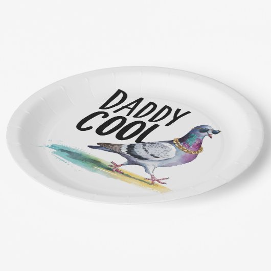 Papa Cool Papieren Bordje (Gekanteld)