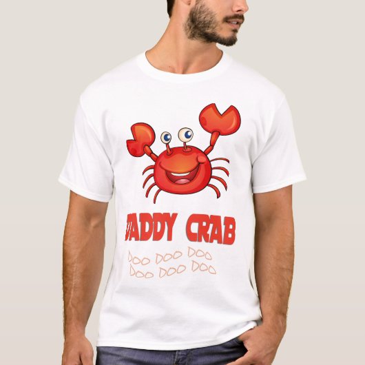 "Papa CRAB" Baby mama Matching Family CRAB T-shirt (Voorkant)