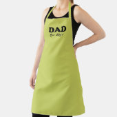 Papa Custom Est date avocado groen modern grill bb Schort (Insitu)