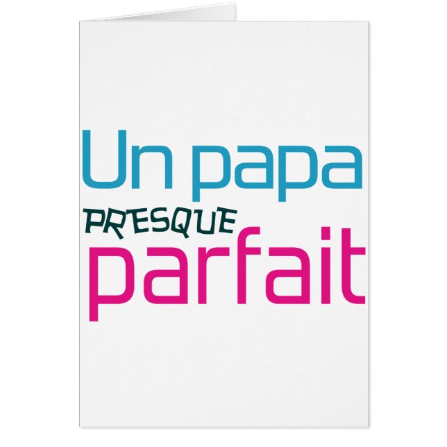 Papa / Dad / Daddy / Vati / Pappa (Voorkant)