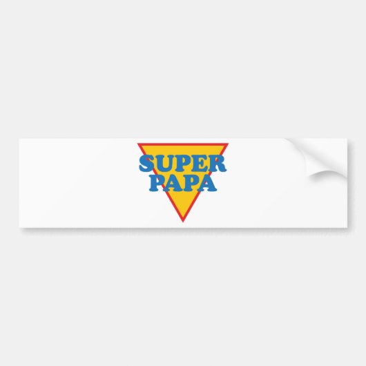 Papa / Dad / Daddy / Vati / Pappa Bumpersticker (Voorkant)
