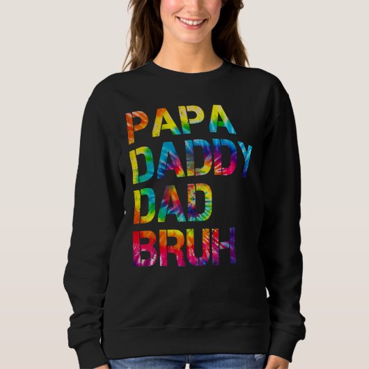 Papa Daddy Dad Bruh Father's Day Trui (Voorkant)