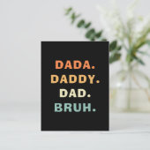 Papa Daddy Vader Broer Grappige vaderschap Vaderda Briefkaart (Staand voorkant)