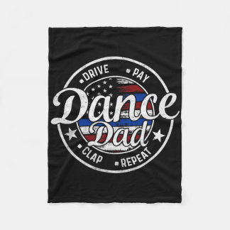 Papa Dans Amerikaanse Danser Dansende Vader Fleece Deken