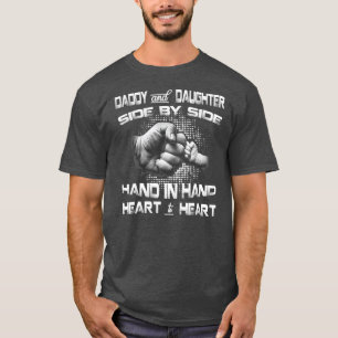 Papa Daughter Fist Bump Vaderdag Cute Family T-shirt