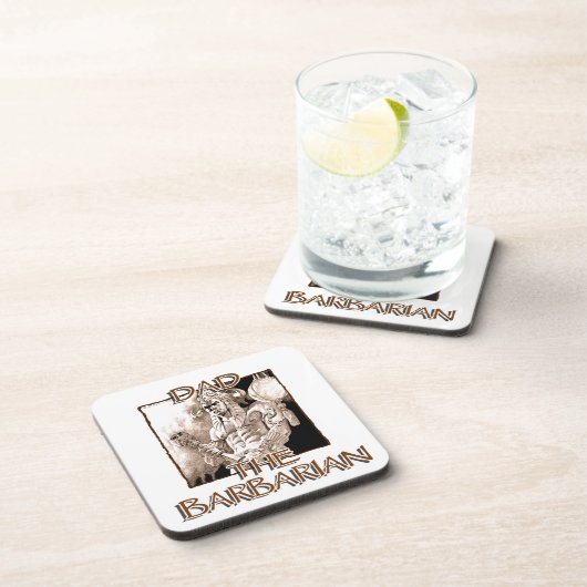 Papa de Barbarian Drankjes Onderzetter (Rechterzijde)
