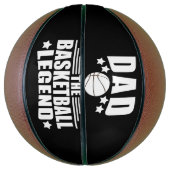 Papa de basketbal legende grappige vaders dag gesc (Verticaal)