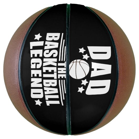 Papa de basketbal legende grappige vaders dag gesc (Verticaal)