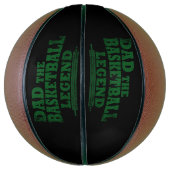 Papa de basketbal legende grappige vaders dag gesc (Verticaal)