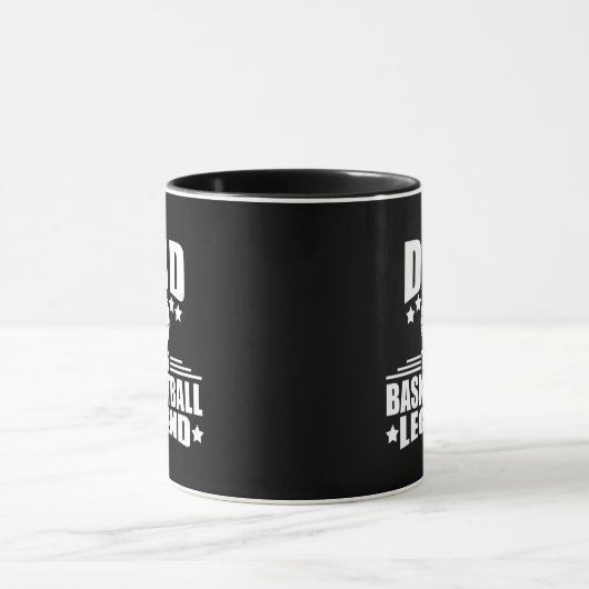 Papa de basketbal legende grappige vaders dag gesc mok (Midden)