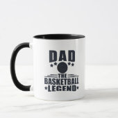 Papa de basketbal legende grappige vaders dag gesc mok (Links)