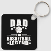 Papa de basketbal legende grappige vaders dag gesc sleutelhanger (Achterkant)