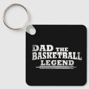 Papa de basketbal legende grappige vaders dag gesc sleutelhanger