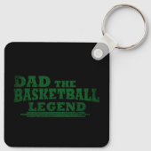 Papa de basketbal legende grappige vaders dag gesc sleutelhanger (Achterkant)