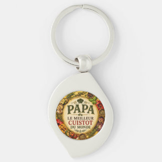 Papa de Beste Kok ter Wereld Sleutelhanger