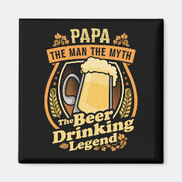 Papa De Bier Drink Legend Magneet