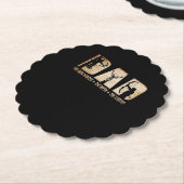 Papa De Bow Hunter Myth Legend Hunting Gift Kartonnen Onderzetters (Gekanteld)