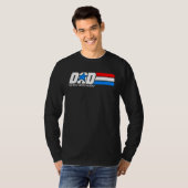 Papa De echte Amerikaanse Hero T-shirt (Voorkant volledig)