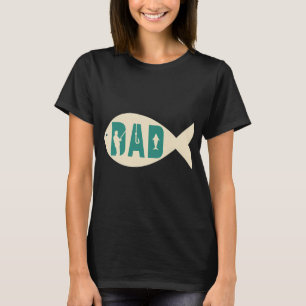 Papa - De eerbetoon aan de visser - Vaderdag cadea T-shirt