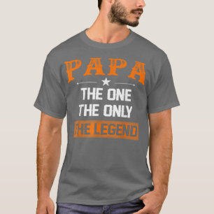Papa de enige legende voor vaderdag t-shirt