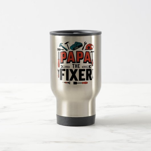Papa De Fixer Commuter Mok - Vaderdag Gift (Center)