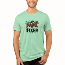 Papa De Fixer T-shirt - Vaderdag Handyman Gift
