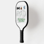 Papa de Grootste Man Pickleball Paddle (Links)