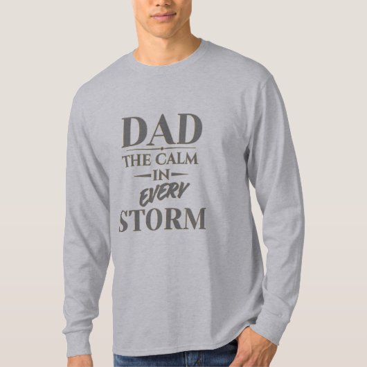 PAPA - DE KALMTE IN ELKE STORM T-SHIRT (Voorkant)