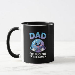 Papa de kern van het gezin Schattige wetenschap Mok
